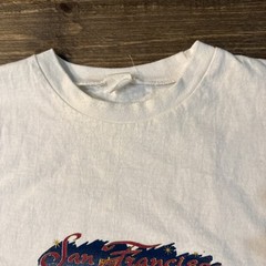 Vintage San Francisco Bridge The City By The Bay T Shirt 1997 L White READ