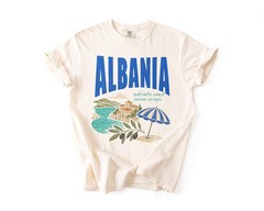 Albania Adriatic Coast Travel Vacation Europe Beach Comfort Tee
