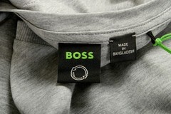 Hugo Boss Men’s “Tee 1” Gray Logo Print Short Sleeve T-Shirt US 2XL IT 56