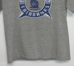 University Of Alaska Short Sleeve T-Shirt Men’s Medium Gray