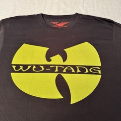 Wu-Tang Clan C.R.E.A.M Cash Rules everything Olive Green Logo T-Shirt Sz Medium