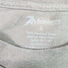 Academy Sports + Outdoors Shirt Mens Large Beige Deer Graphic Tee Tagless