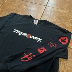 2001 Linkin Park Hybrid Theory Gas Mask Long Sleeve T-Shirt Vintage Rare
