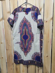 African Dashiki Shirt Mens M-L Chest 48″ Length 43″