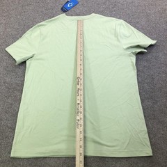 Nautica Shirt Mens Medium Green O-NS Yacht Club Graphic Tee Tagless Nautical