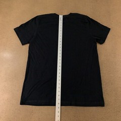 Bella Canvas Adult Size Large Black Work Forward Logo Graphic Short Sleeve Tee