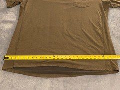 Carhartt Force Relaxed Fit Green Knit Cotton Blend Pocket Logo Men’s 2XL T-Shirt