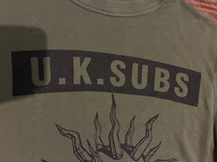 UK Subs shirt vintage Exploited GBH Damned Cock Sparrer Sham 69 Clash Germs punk