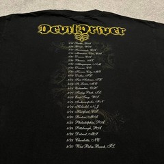 Remake 2007 DevilDriver The Last Kind Words Tour Band T Shirt TE8411