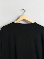 BLNK LÉBL Coastal Long Sleeve Tee Black Rayon Stretch Men’s XL Oversized