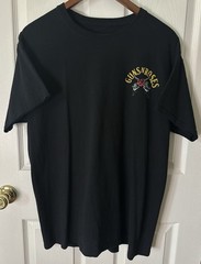 GUNS N ROSES T-SHIRT FALL 2019 TOUR Black Size Large