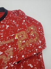 Switch Remarkable Shirt Mens Medium Red Black All Over Color Block..