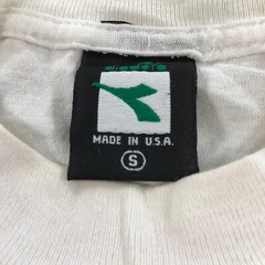 Vintage Diadora T Shirt Mens Small White Kickin Butt and Takin Names and You Are