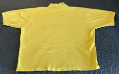 VINTAGE 90’S LIME GREEN SHIRT, HIGH NECK, SAN FRANCSICO CITY STREETS L