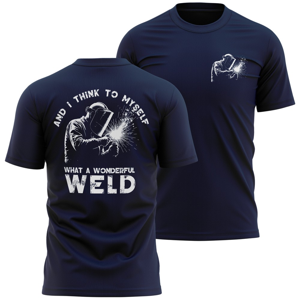 Funny Welder T Shirt Gift for Dad Stepfather Grandad Partner Him