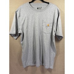 Carhartt Pocket T-Shirt BUNDLE Mens M/L Gray(K87)/Hi Visibility(TK3296) Workwear