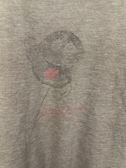 VTG Diary Queen Gradient Sun Faded Super Worn Grunge Burnout T-Shirt Size L