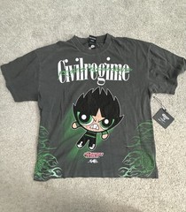 Civil Regime x Powerpuff Girls Buttercup Rowdy Green Oversized Tee 2XL