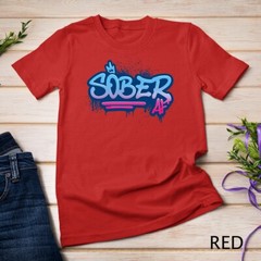Sober AF Graffiti Crown NA AA Unisex T-shirt