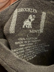Brooklyn Mint Notorious BIG Crown Graphic T-Shirt Black Size L Lot 105