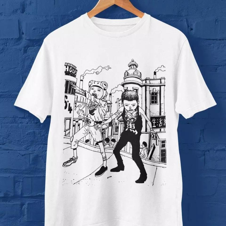 New Anime Crewneck T-shirt, Taiyo Matsumoto, Tekkonkinkreet,Japanese