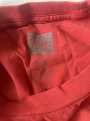 HUF Boner Classic H Men’s T-Shirt Size Small Cayenne Color