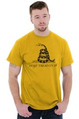 Vintage Military Don’t Tread on Me Snake Womens or Mens Crewneck T Shirt Tee