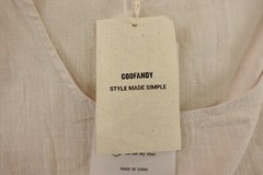 Coofandy Mens Size XXL Natural Cotton Sleeveless Pullover Tank Top NWT