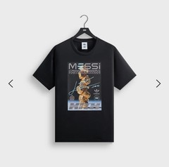 Kith & Messi For Adidas Football Graphic Tee + Sticker Sz Small Fast Shipping 🏆