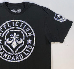 NEW Men’s Affliction Embroidered Applique Cotton T-Shirt Size 2XL