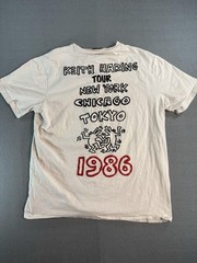 Keith Haring X Shoe Palace Shirt Mens Large White Encore Tour 1986 Graphic Tee
