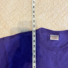 PLUMA Heavyweight Cotton Purple Blank Tee