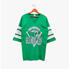 Vintage 80s 90s Philadelphia Eagles T Shirt Vtg Kelly Green Single Stitch USA XL