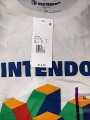 Nintendo 64 T Shirt Mens XL Graphic Tee White Retro Gaming N64 NWT