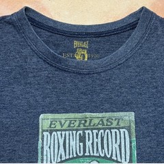 Everlast Boxing Record 1929 Navy Blue Graphic Tee Men’s XL Cotton