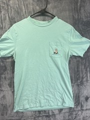Vineyard Vines Men S Whale Pocket Crew Tee T Shirt Camping WHALE Tent Fire