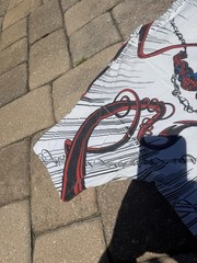 Vintage 1993 Marvel Comics Venom shirt, Single stitch, flaws shown in pictureS