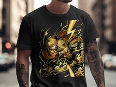 Zenitsu Shirt Japanese Anime Graphic Tee Manga Shirt