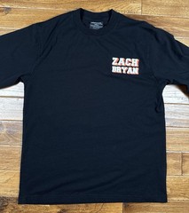 Zach Bryan American Heartbreak Tour Shirt Long Sleeve Black Small