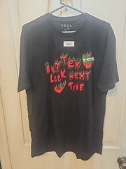 SRVL SURVIVAL MEN’S XL TEE “BETTER DAYS ” BLACK W/RED GRAPHIC VERY SOFT TEE 🔥