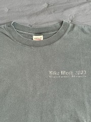 Vintage 2003 Bike Week Daytona Wolf Biker T-Shirt Men’s M Black USA Spirit Anvil