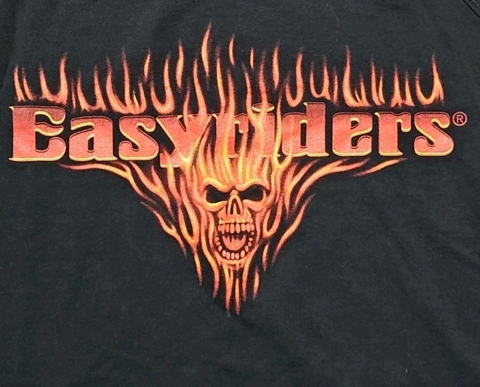 Vintage Easyriders Mag Sleeveless Tank Large Rodeo Tour 2002 Made in USA Anvil