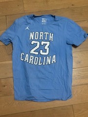 Nike Michael Jordan UNC NORTH CAROLINA 23 Jumpman Blue White Men’s T-Shirt Large
