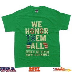 Memorial Day Honor Fallen Heroes Military Boots Dog Tags T-Shirt