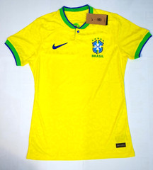 Nike Brazil 2022 World Cup Home Jersey Player Issue Dri-FIT ADV Yellow Mens Size