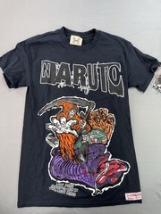 Headgear Classics Men’s T-Shirt Naruto Black Size Small Cartoon Anime NEW NWT