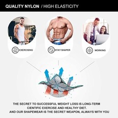 Men Shirt Slimming Body Shaper Gynecomastia Tummy Control Vest Compression Tank