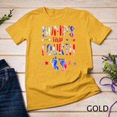 Bump’s First 4th Of July Pregnancy Independence Day Tie Dye Unisex T-shirt