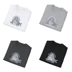 Neil the Seal Shirt Funny Graphic T-Shirt Cute Animal Tee Unisex Adult Casual To