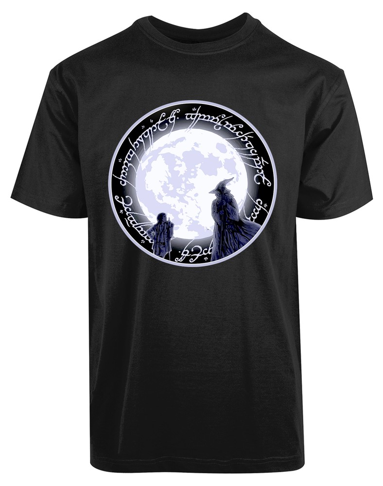 Big Bright Moon Witch Wizard New Men’s Shirt Cool Stylish Unisex Authentic Tees